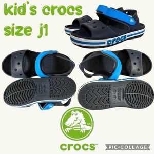 Kids Shoes Unisex Crocs Bayaband Sandals Size J1
